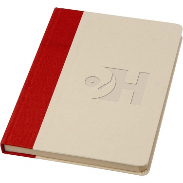 Logo trade promotional merchandise image of: Liliana A5 sugar cane plastic hard cover notebook