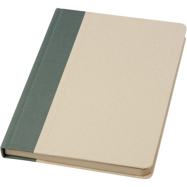 Logo trade promotional giveaways image of: Liliana A5 sugar cane plastic hard cover notebook