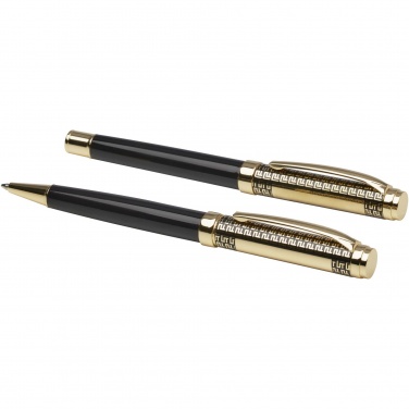 Logo trade corporate gifts image of: Legato ballpoint and rollerball pen set