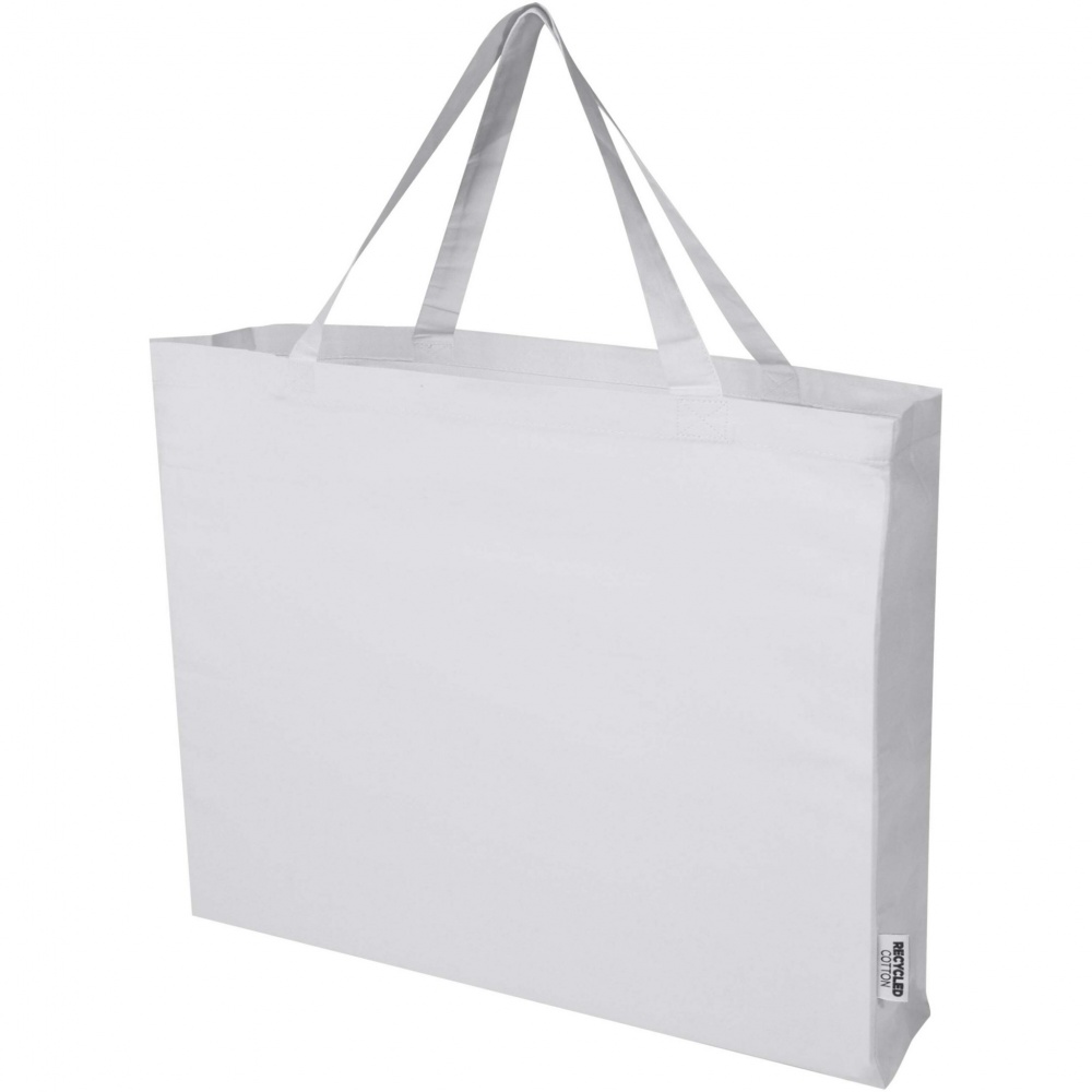 Logotrade promotional product image of: Odessa 220 g/m² GRS recycled cotton large tote bag