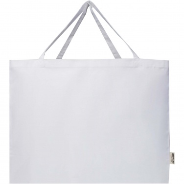 Logotrade advertising product image of: Odessa 220 g/m² GRS recycled cotton large tote bag