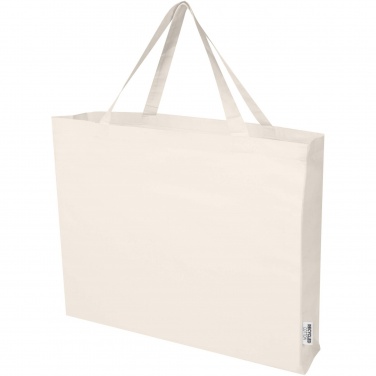 Logotrade advertising product image of: Odessa 220 g/m² GRS recycled cotton large tote bag