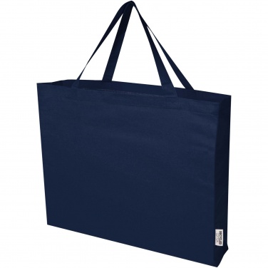 Logo trade promotional gifts picture of: Odessa 220 g/m² GRS recycled cotton large tote bag