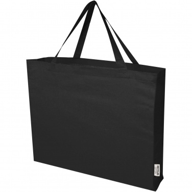 Logo trade corporate gifts picture of: Odessa 220 g/m² GRS recycled cotton large tote bag