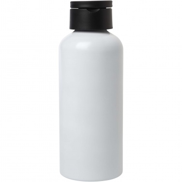 Logo trade promotional product photo of: Trinity 600 ml RCS certified recycled aluminium water bottle with RPET lid