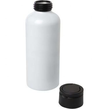 Logo trade promotional items picture of: Trinity 600 ml RCS certified recycled aluminium water bottle with RPET lid