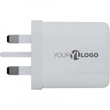 Logo trade promotional item photo of: Xtorm XEC067G GaN² Ultra 67W wall charger - UK plug