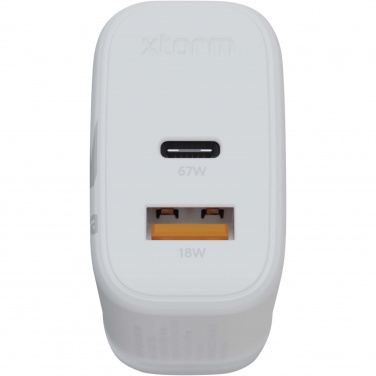 Logotrade promotional giveaway picture of: Xtorm XEC067G GaN² Ultra 67W wall charger - UK plug