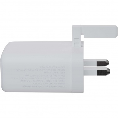 Logo trade promotional gifts picture of: Xtorm XEC067G GaN² Ultra 67W wall charger - UK plug