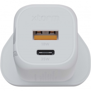 Logotrade corporate gift picture of: Xtorm XEC035 GaN² Ultra 35W wall charger - UK plug