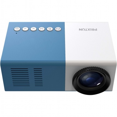 Logo trade promotional giveaways image of: Prixton Cinema mini projector