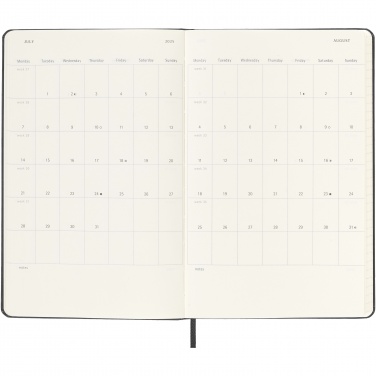 Logo trade promotional gifts picture of: Moleskine hard cover 12 month L weekly planner vertical