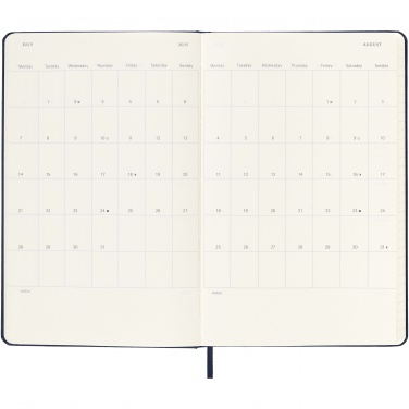 Logotrade corporate gifts photo of: Moleskine horizontal hard cover 12 month L weekly planner