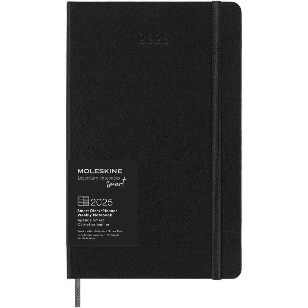 Logotrade promotional giveaway image of: Moleskine 12 month L weekly Smart Planner