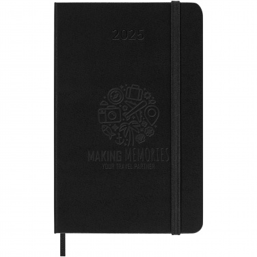 Logotrade promotional item image of: Moleskine horizontal hard cover 12 month PK weekly planner