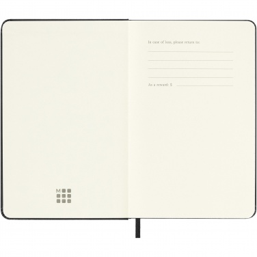 Logo trade promotional giveaways image of: Moleskine horizontal hard cover 12 month PK weekly planner