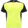 Bugatti short sleeve kids sports t-shirt, Fluor Yellow / Solid black