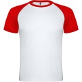 Indianapolis short sleeve unisex sports t-shirt, White / Red