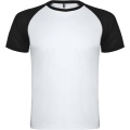 Indianapolis short sleeve kids sports t-shirt, White / Solid black