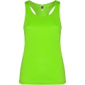 Shura women's sports vest, Lime