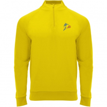 Logo trade promotional giveaways picture of: Epiro long sleeve unisex quarter zip sweatshirt