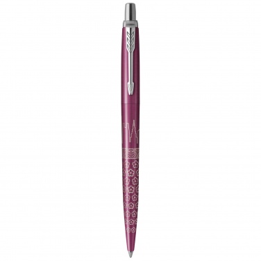 Logo trade promotional gifts image of: Parker Jotter SE Global Icons colour trim ballpoint pen