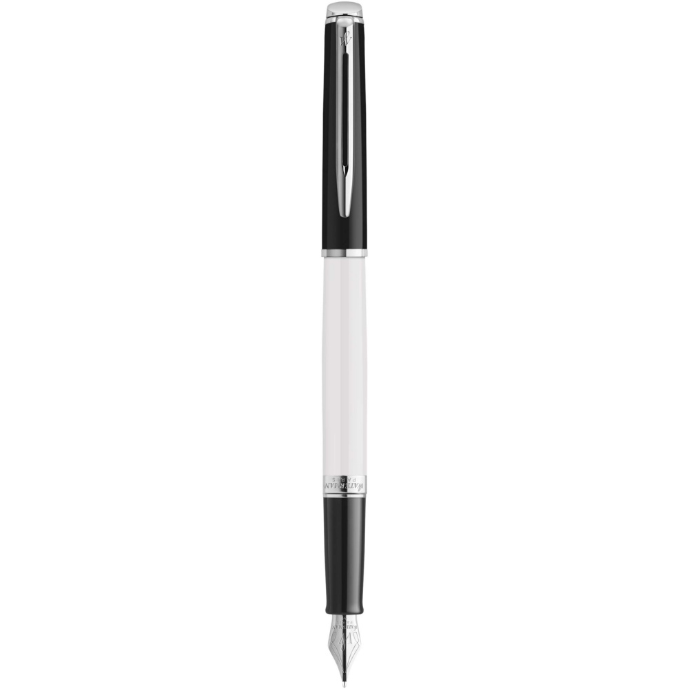 Logotrade promotional items photo of: Hemisphere colour blocking fountain pen with palladium trim