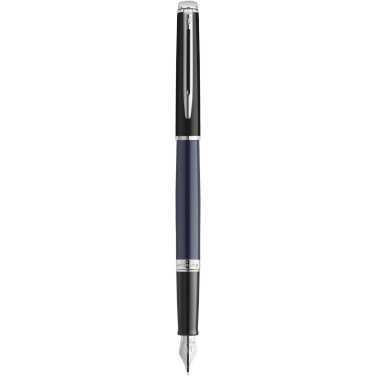 Logotrade corporate gift image of: Hemisphere colour blocking fountain pen with palladium trim