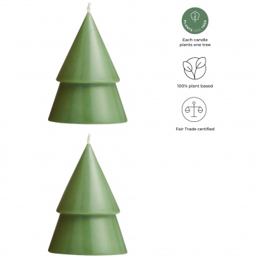 Logotrade promotional giveaways photo of: Originalhome Xmas tree candle set of 2 - M