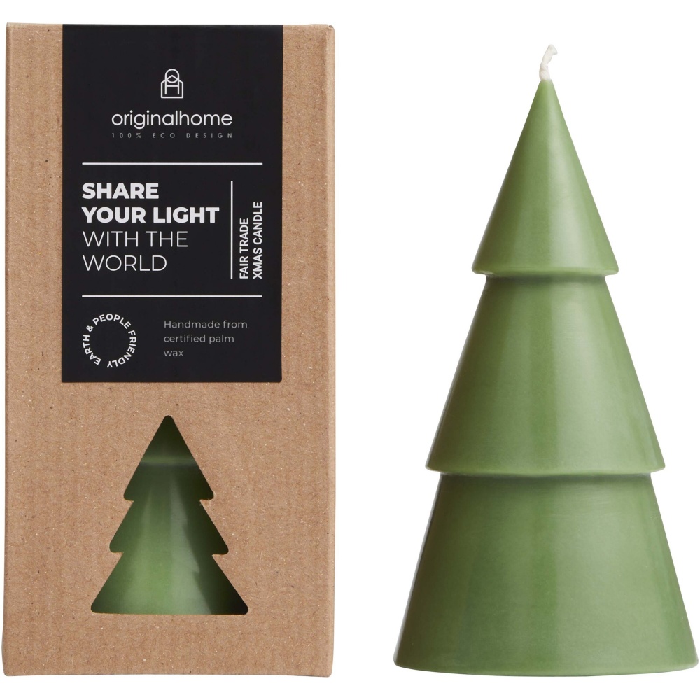 Logo trade promotional giveaways picture of: Originalhome Xmas tree candle - L