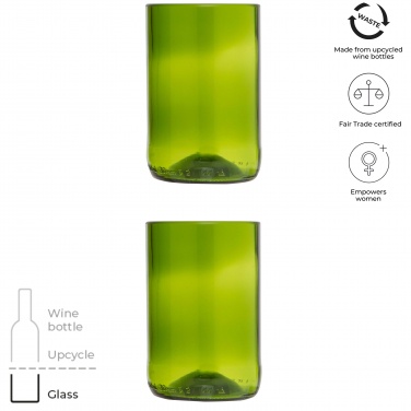 Logo trade promotional products image of: Originalhome 280 ml drinking glass set