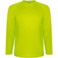 Montecarlo long sleeve men's sports t-shirt, Fluor Yellow