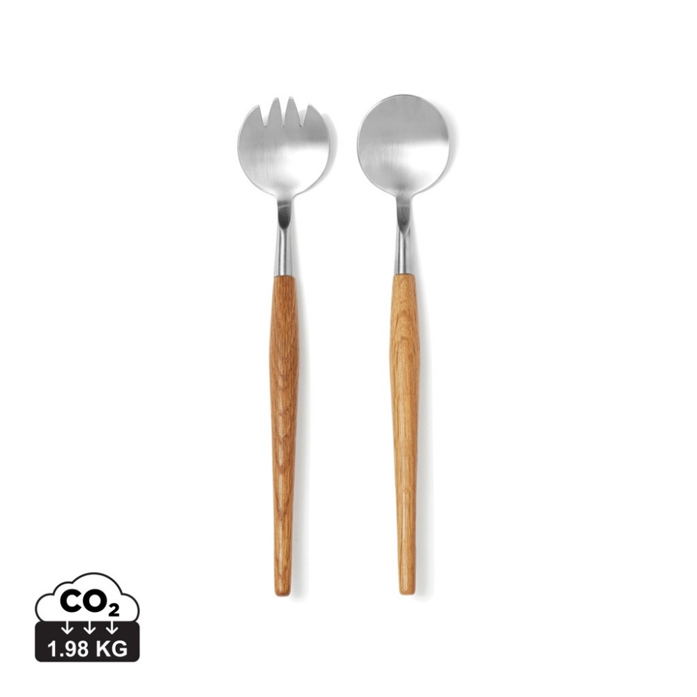 Logo trade promotional products image of: VINGA Retro serving cutlery