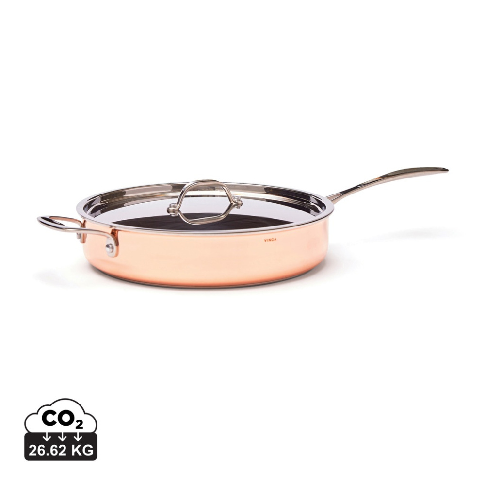 Logo trade promotional gifts picture of: VINGA Baron copper sauté pan