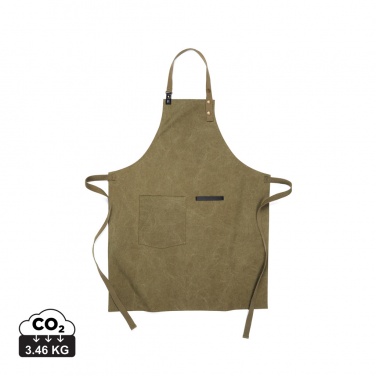 Logo trade promotional gift photo of: VINGA Tome GRS recycled canvas Apron