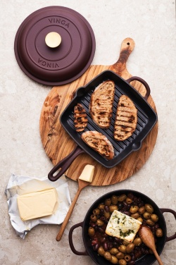 Logo trade corporate gifts image of: VINGA Monte enamelled grill pan