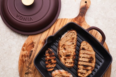 Logo trade corporate gifts picture of: VINGA Monte enamelled grill pan