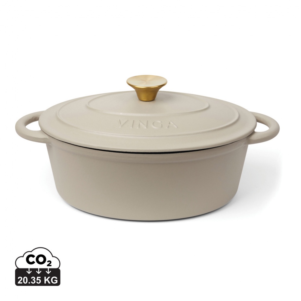 Logotrade promotional giveaway picture of: VINGA Monte enameled cast iron pot 3.5L