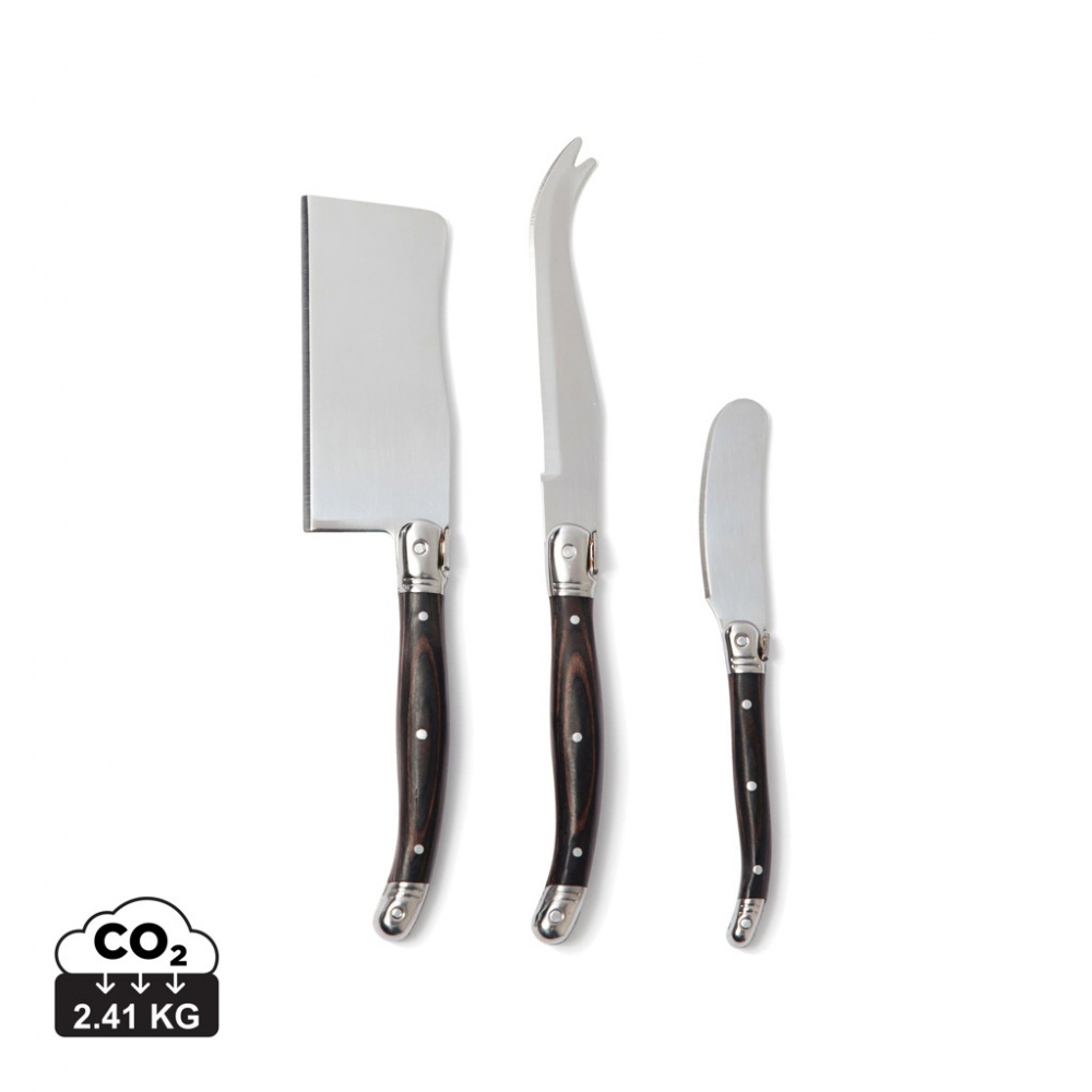 Logo trade promotional giveaways image of: VINGA Gigaro cheese knives