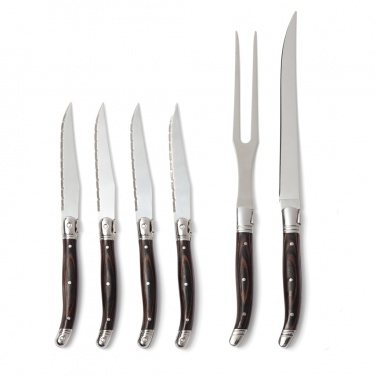 Logo trade business gifts image of: VINGA Gigaro meat knives