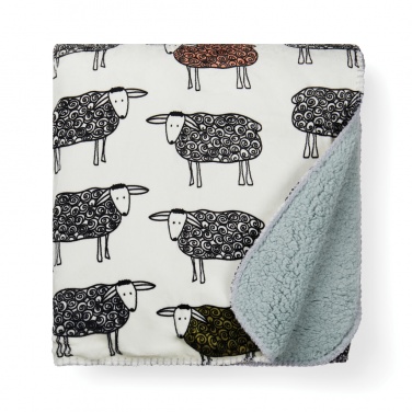 Logo trade promotional products image of: VINGA Sheep GRS recycled PET pile blanket