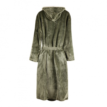 Logo trade corporate gifts image of: VINGA Louis luxury plush GRS RPET robe size S-M