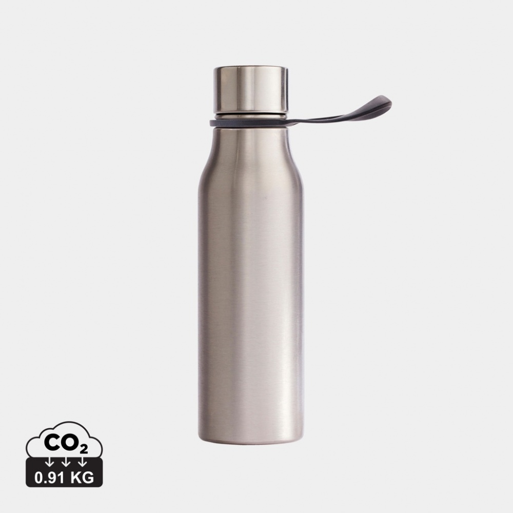 Logo trade business gifts image of: VINGA Lean water bottle steel