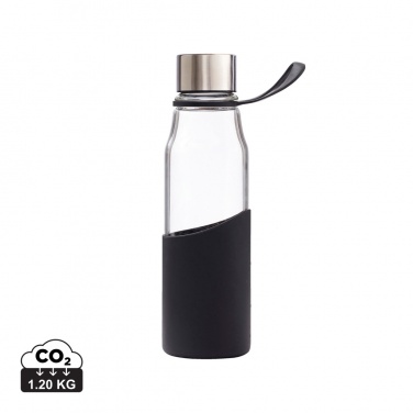 Logo trade promotional merchandise photo of: VINGA Lean Glass Water Bottle