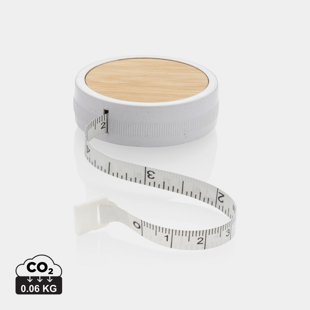 Logotrade promotional merchandise photo of: RCS recycled plastic & bamboo tailor tape