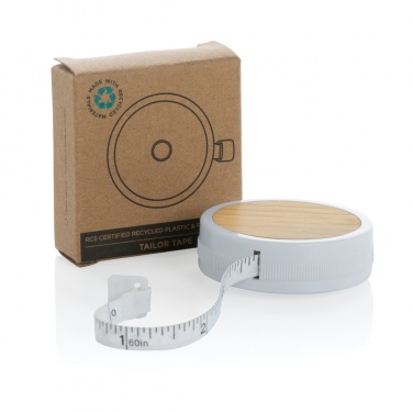 Logotrade promotional merchandise image of: RCS recycled plastic & bamboo tailor tape