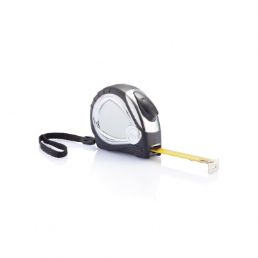 Logotrade promotional product picture of: Chrome plated auto stop tape measure