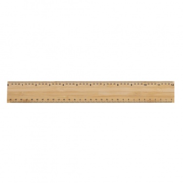 Logotrade advertising product image of: Timberson extra thick 30cm double sided bamboo ruler