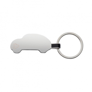 Logotrade promotional merchandise photo of: RCS recycled zinc alloy car keyring