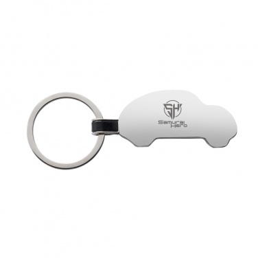 Logotrade promotional product picture of: RCS recycled zinc alloy car keyring